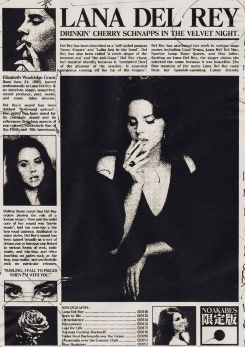 Lana Del Rey "Newspaper"